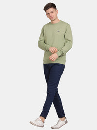 T-Base Men Solid Sweatshirt