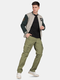 Duffel Bag Green Solid Cargo Pants