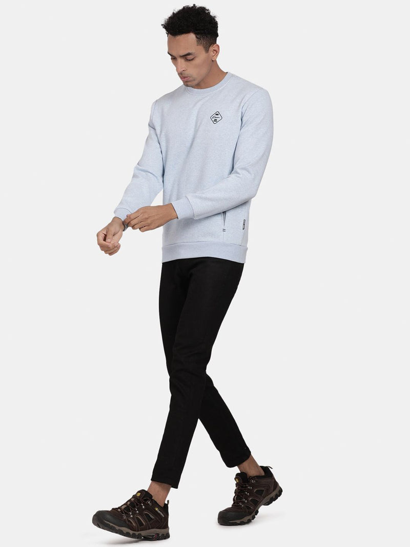 T-Base Round Neck Pullover Sweatshirt