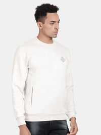 T-Base Round Neck Long Sleeve Cotton Sweatshirt