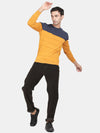 T-Base Colourblocked Long Sleeves Cotton Pullover