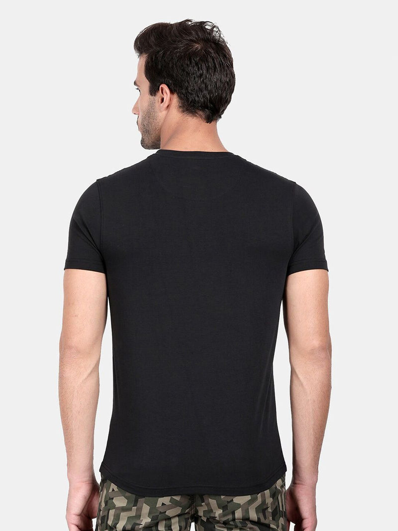 T-Base Men Black T-Shirt