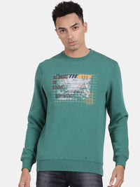 T-Base Graphic Printed Cotton Sweatshirt