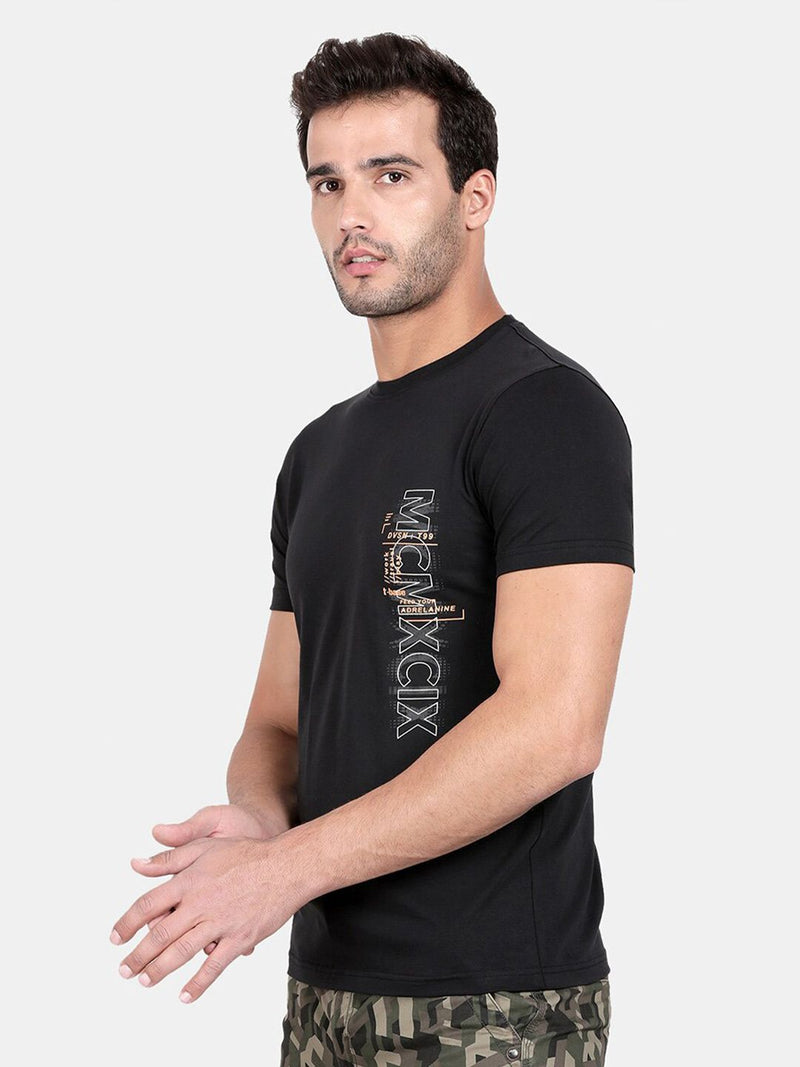 T-Base Men Black T-Shirt