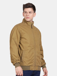 t-base Mock Collar Insulator Bomber Jacket