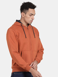 T-Base Front-Open Hooded Sweatshirt