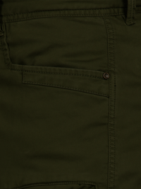 Solid Overdyed Cargo Pants