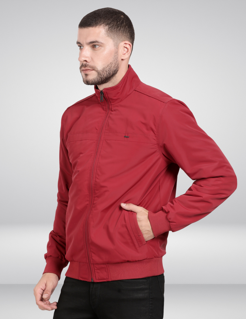 Bomber jacket with padding