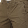 Dark Olive Cotton Twill Stretch Chino Pants