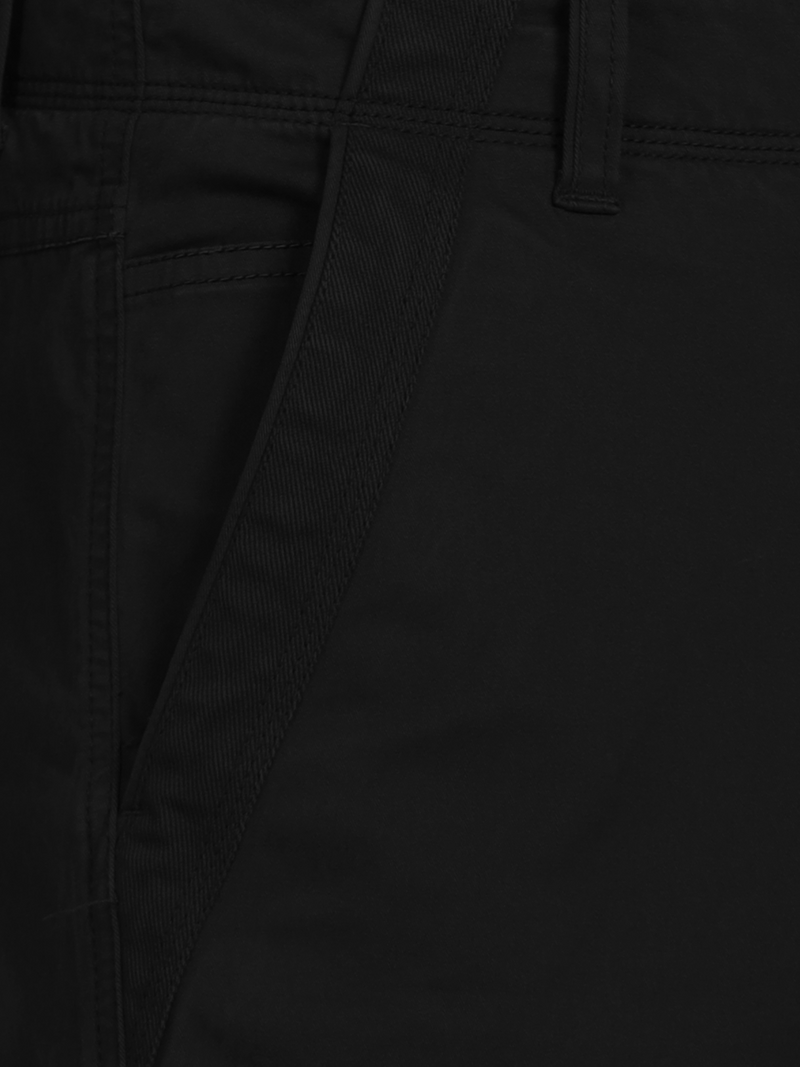 Solid Overdyed Cargo Pants