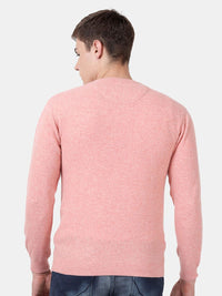 T-Base Men Pink Sweater Vest