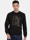 T-Base Typography Printed Sweatshirt