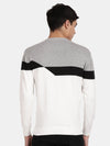 T-Base Colourblocked Cotton Pullover Sweater