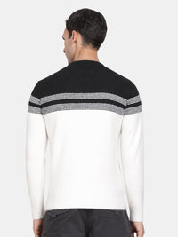 T-Base Colourblocked Round Neck Pullover