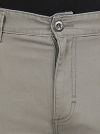 T-Base Men Mid-Rise Cotton Cargos Trousers