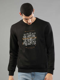 T-Base Graphic Printed Long Sleeves Sweatshirt