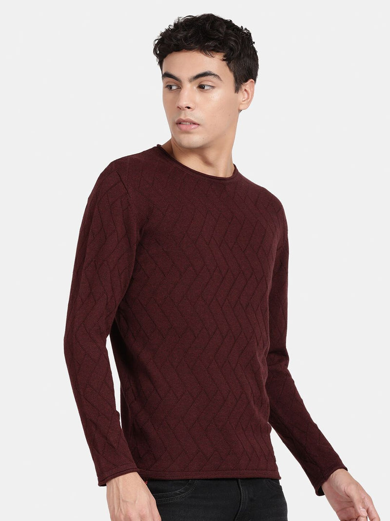 T-Base Ribbed Long Sleeves Pullover