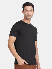 T-Base Round Neck Cotton Casual Relaxed Fit T-Shirt