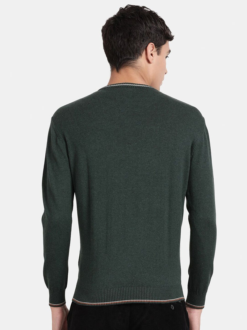 T-Base Men Round Neck Cotton Pullover