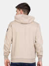 T-Base Men Solid Hooded Sweatshirt