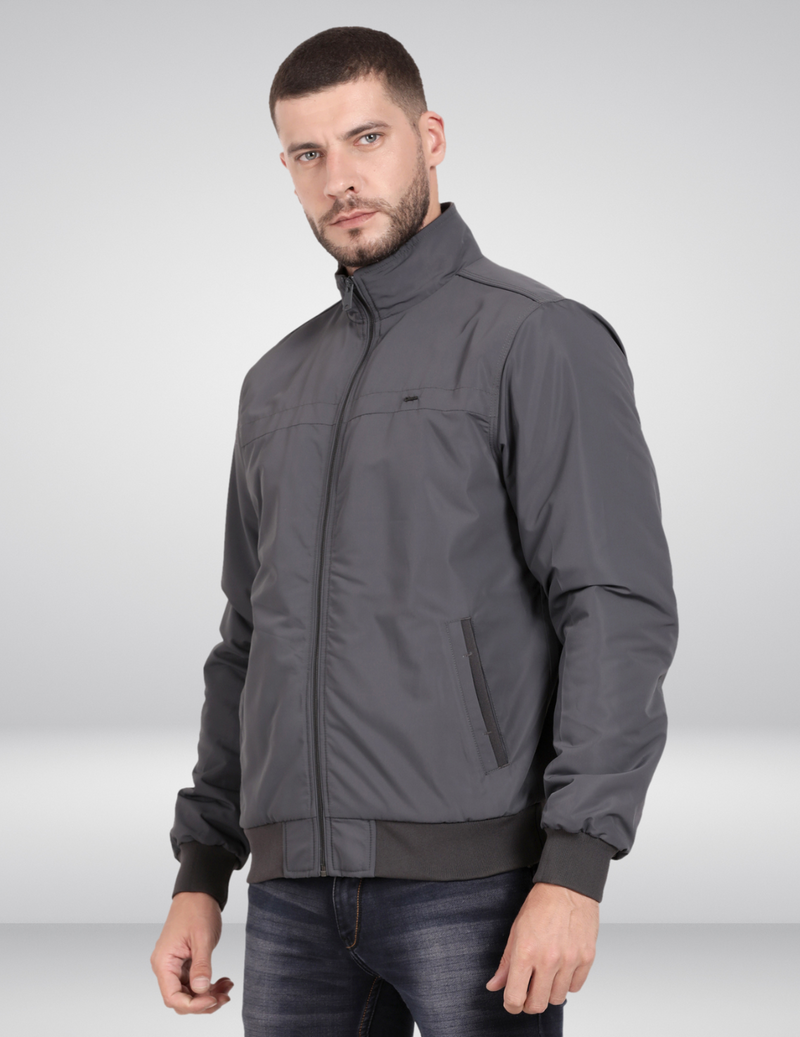 Bomber jacket with padding