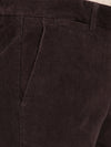 Coffee Corduroy Stretch Chino Pants