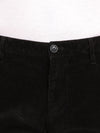 Black Chino Style Corduroy Joggers