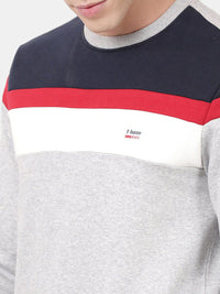 T-Base Colourblocked Long Sleeves Pullover