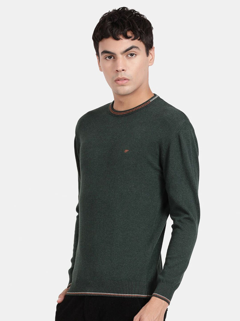 T-Base Men Round Neck Cotton Pullover