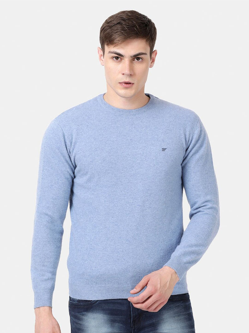 T-Base Round Neck Woollen Pullover