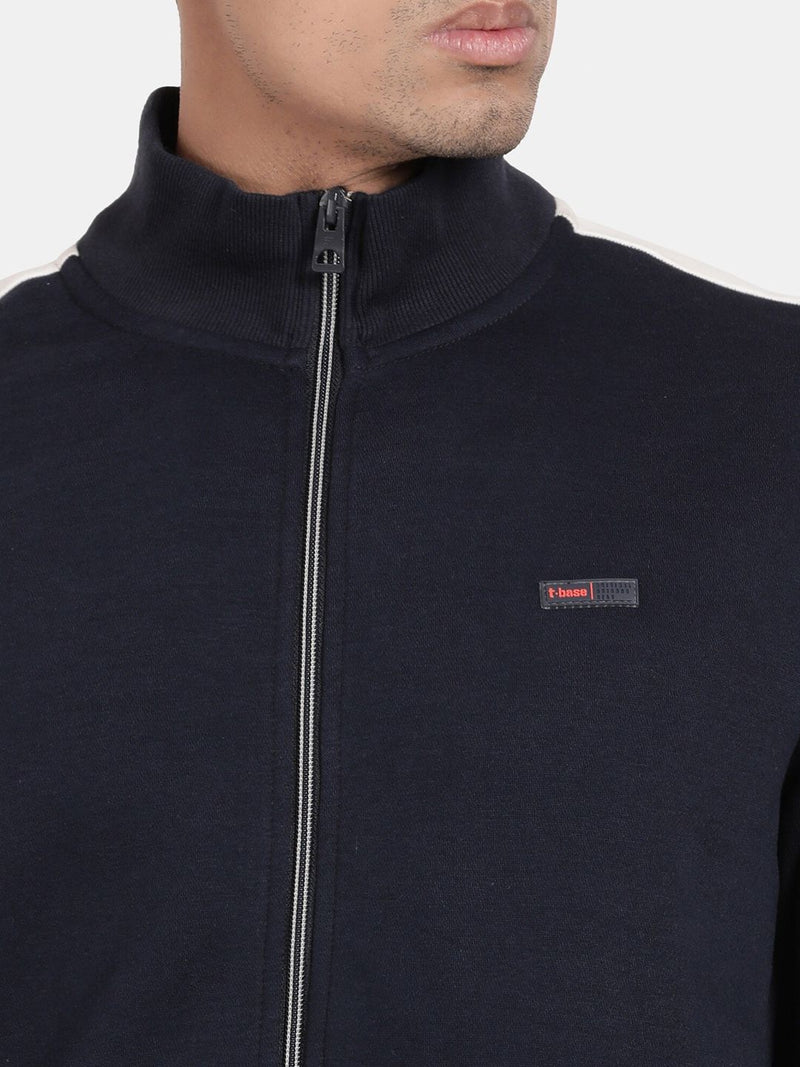 T-Base High Neck Cotton Sweatshirt