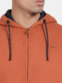 T-Base Front-Open Hooded Sweatshirt