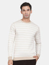 T-Base Striped Cotton Reversible Pullover