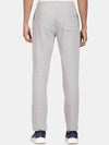 Grey Melange Knitted Lower Track Pants