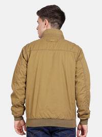 t-base Mock Collar Insulator Bomber Jacket