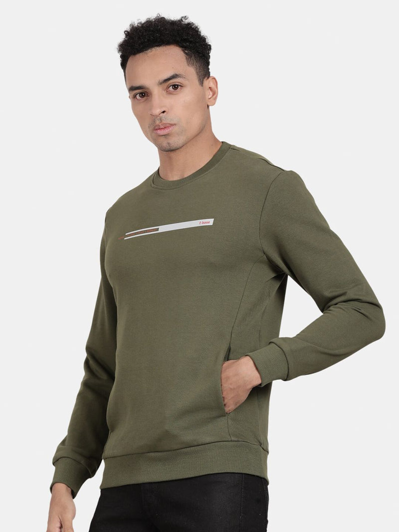 T-Base Round Neck Long Sleeve Sweatshirt