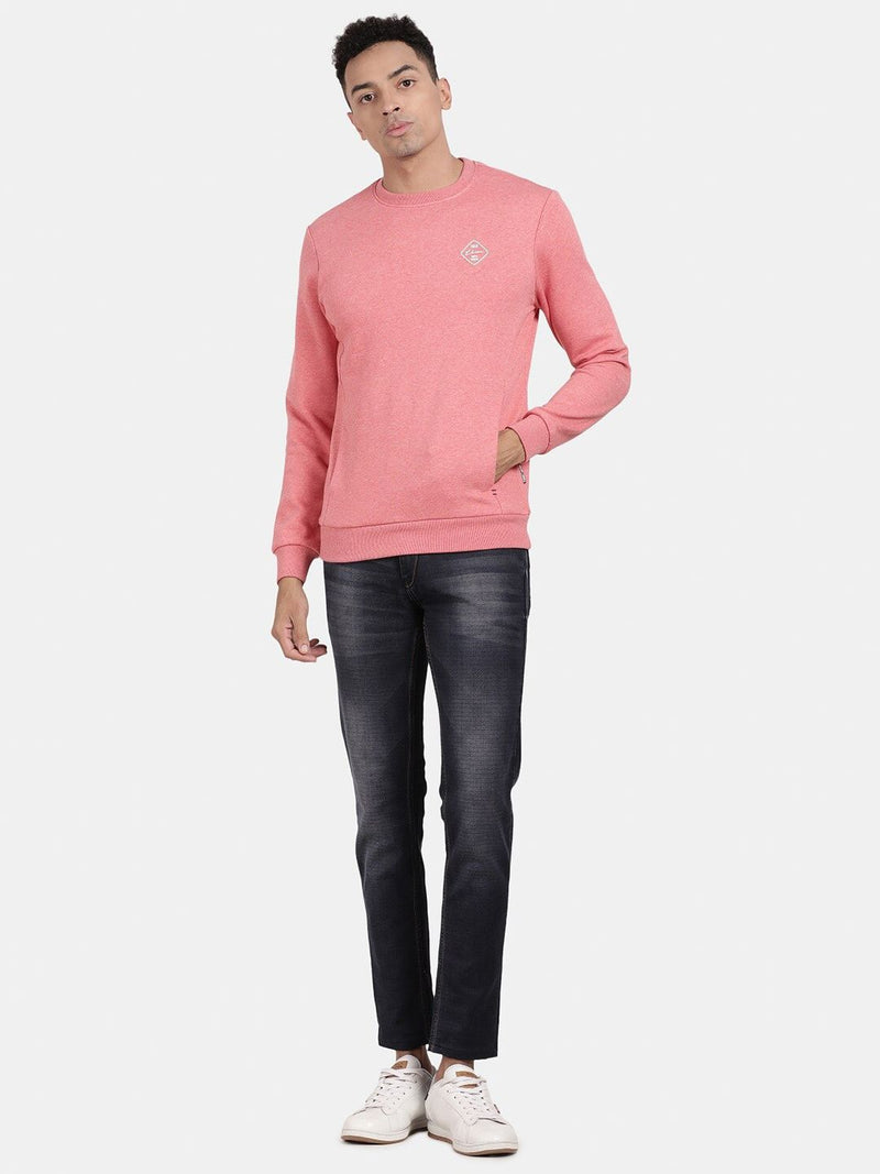 T-Base Round Neck Cotton Sweatshirt