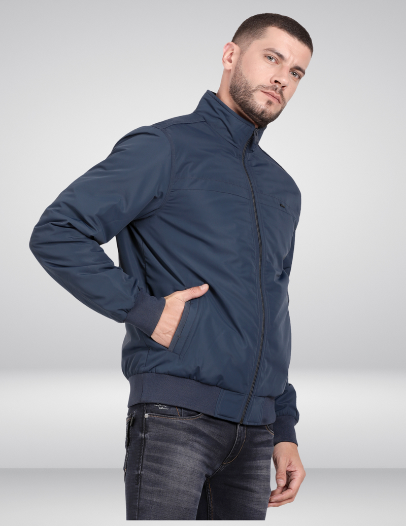 Bomber jacket with padding