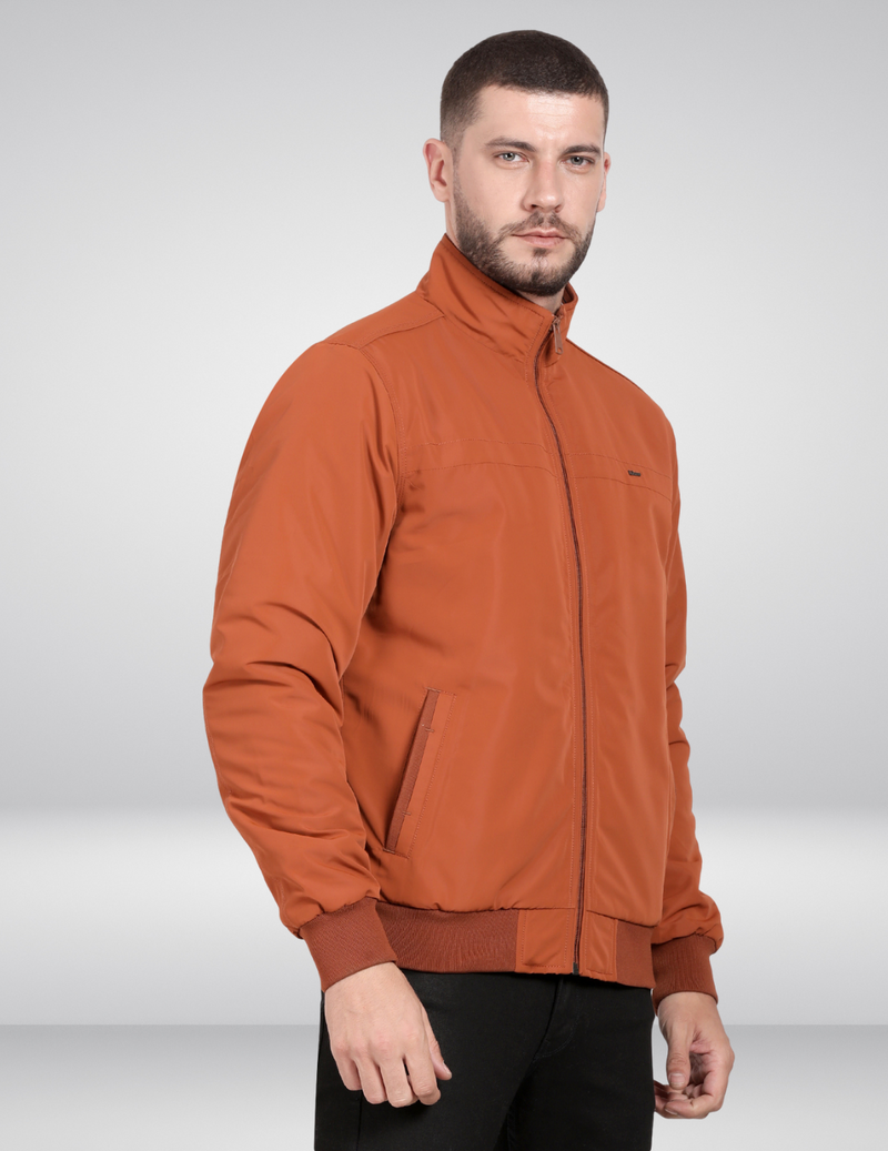 Bomber jacket with padding