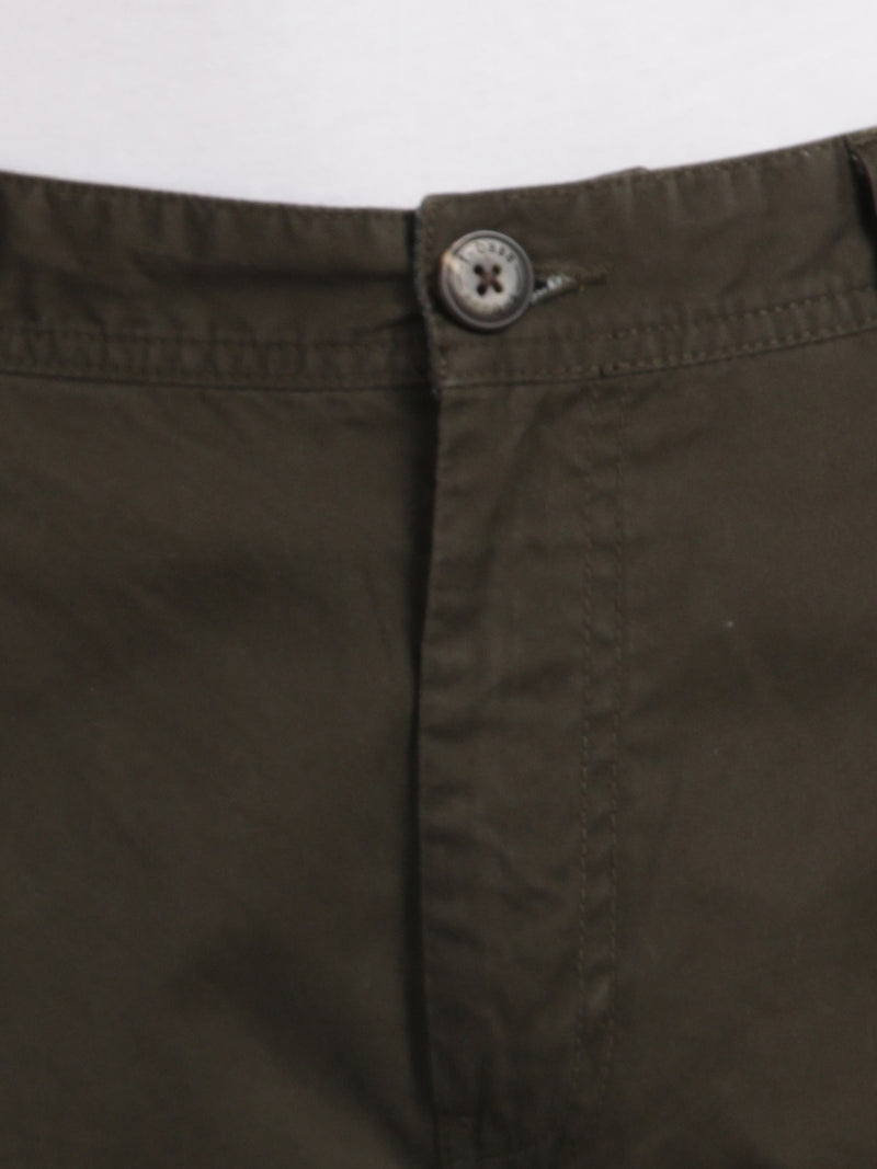 Deep Forest Solid Cargo Pants