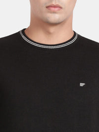 T-Base Round Neck Long Sleeves Cotton Pullover