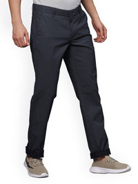 T-Base Men Mid-Rise Straight Fit Trousers