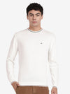 T-Base Round Neck Long Sleeves Cotton Pullover