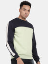 T-Base Colourblocked Pullover Sweatshirt