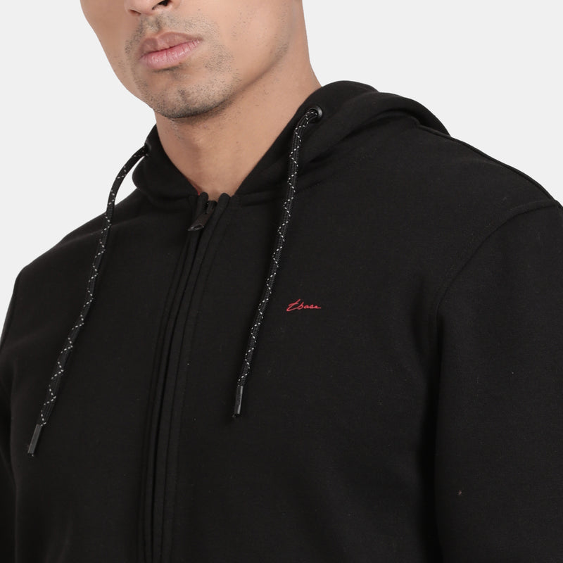 T-Base Front-Open Hooded Sweatshirt