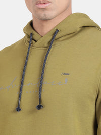 T-Base Kangaroo Pockets Ribbed Hooded Cotton Sweatshirt