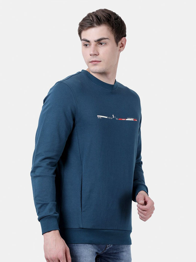 T-Base Round Neck Cotton Sweatshirt