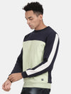 T-Base Colourblocked Pullover Sweatshirt