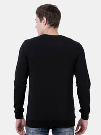 CREW NECK SWEATSHIRT WITH CHEST GRAPHIC