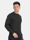 T-Base Men Solid Sweatshirt